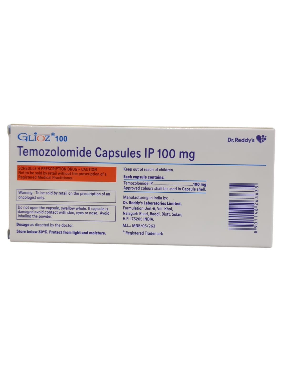 Glioz 100mg Capsule