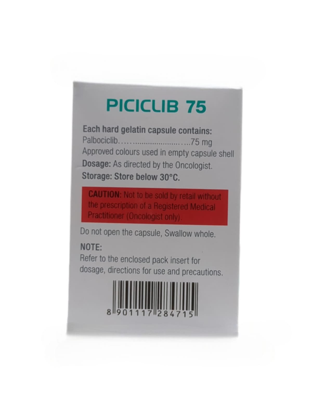 Piciclib 75mg Capsule