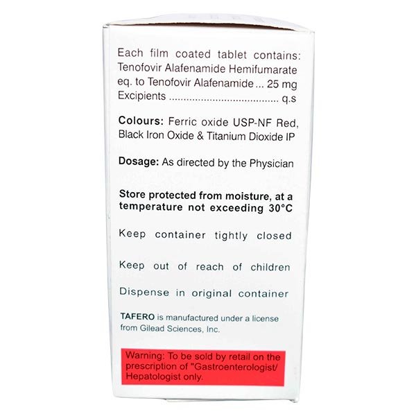 Tafero 25mg Tablet