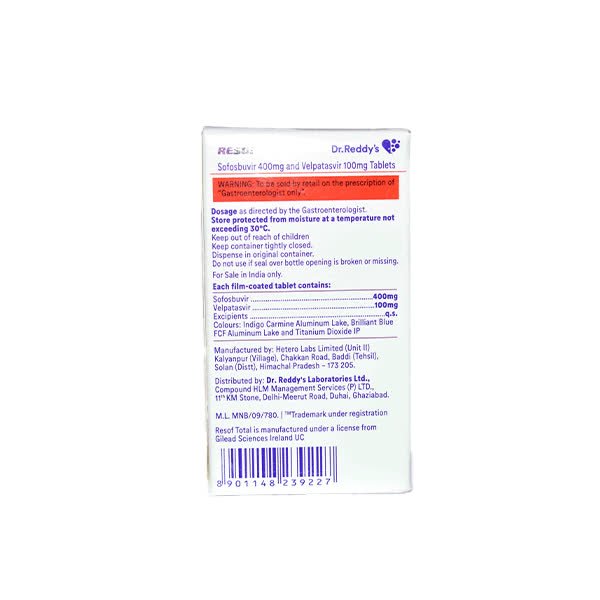 Resof Total 400mg/100mg Tablet