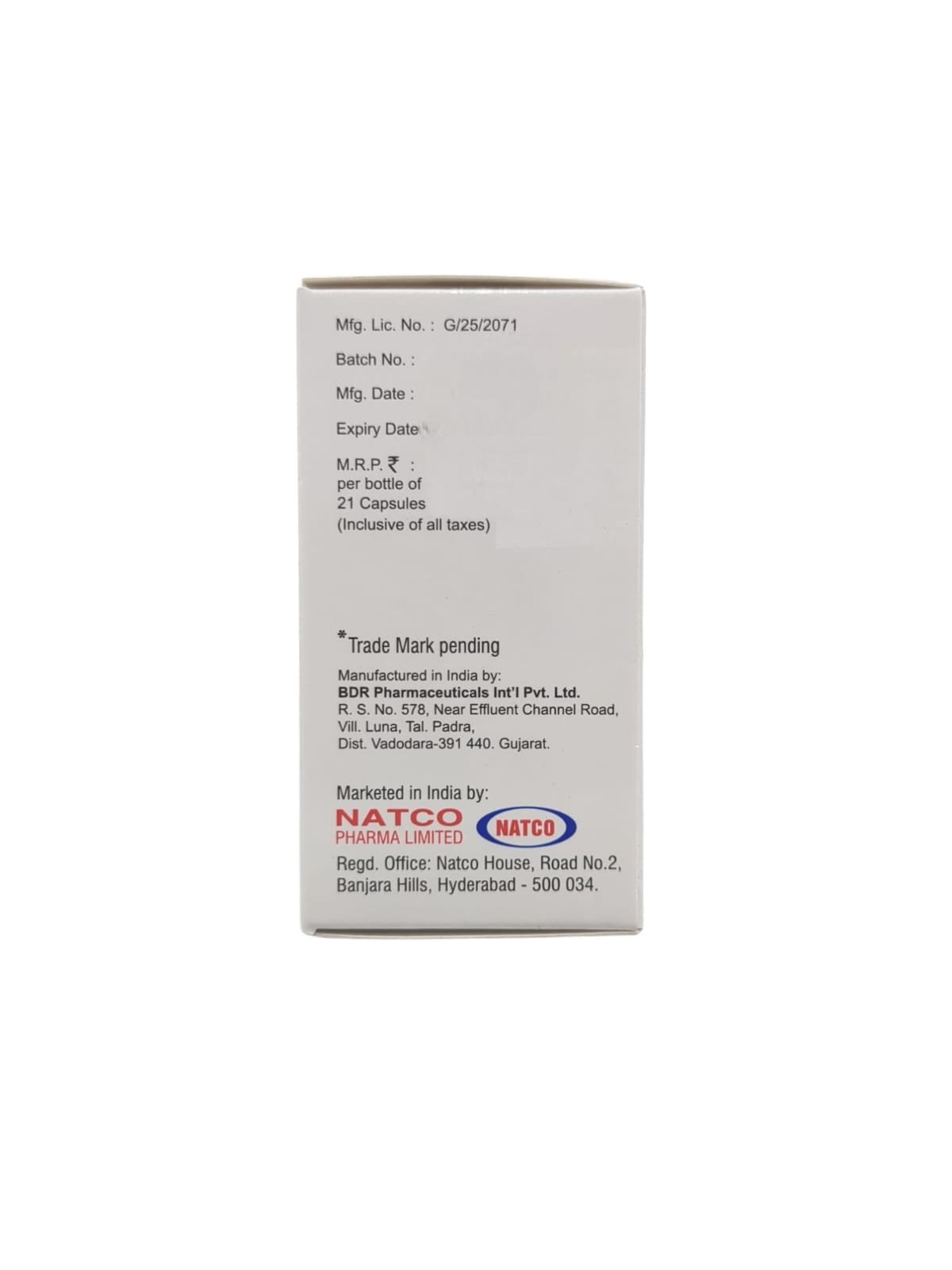 Palnat 125mg Capsule