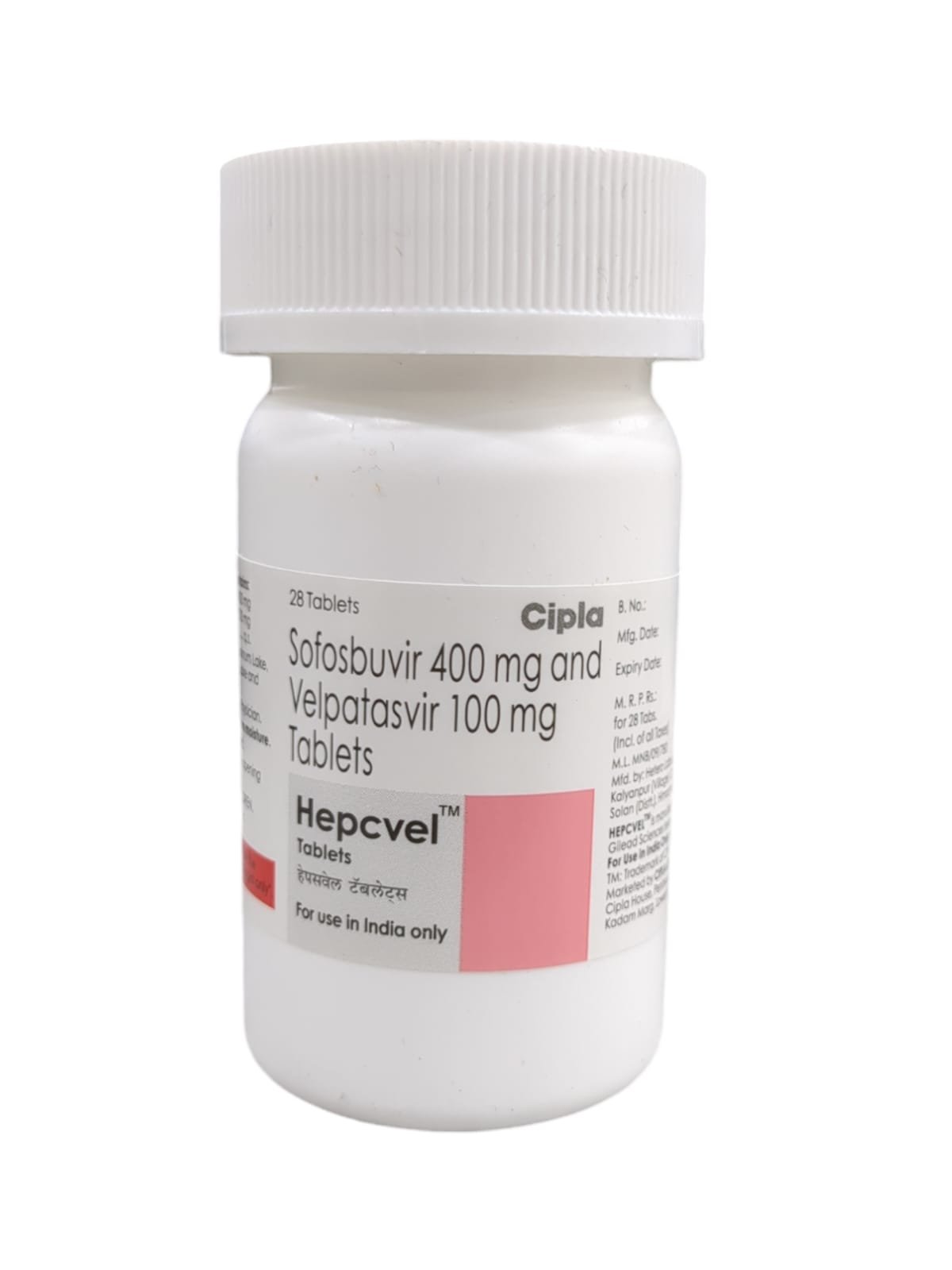 Hepcvel 400mg/100mg Tablet