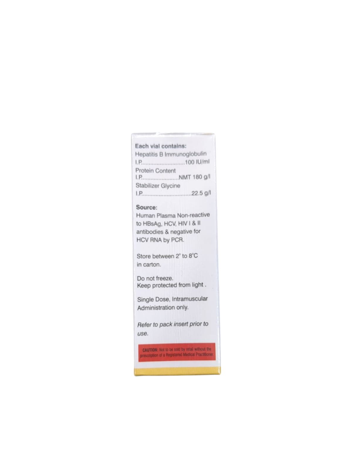 Heparel 100IU Injection