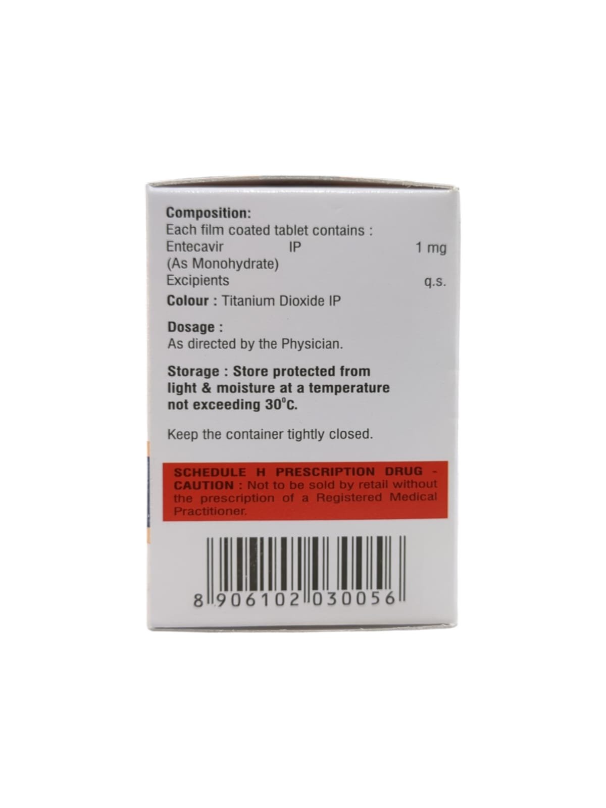 Entekor 1mg Tablet