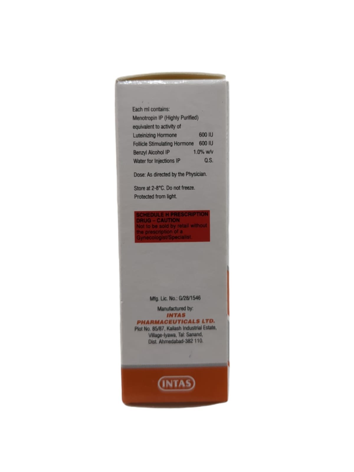 Menotas XP 600iu Injection