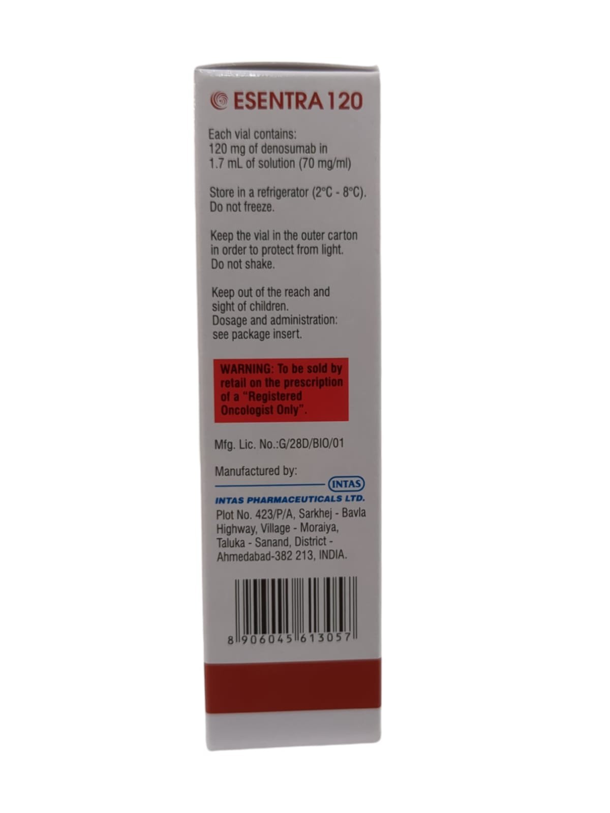 Esentra 120mg Injection