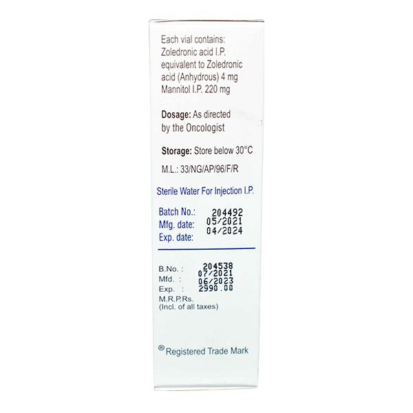 Zoldonat 4mg Injection