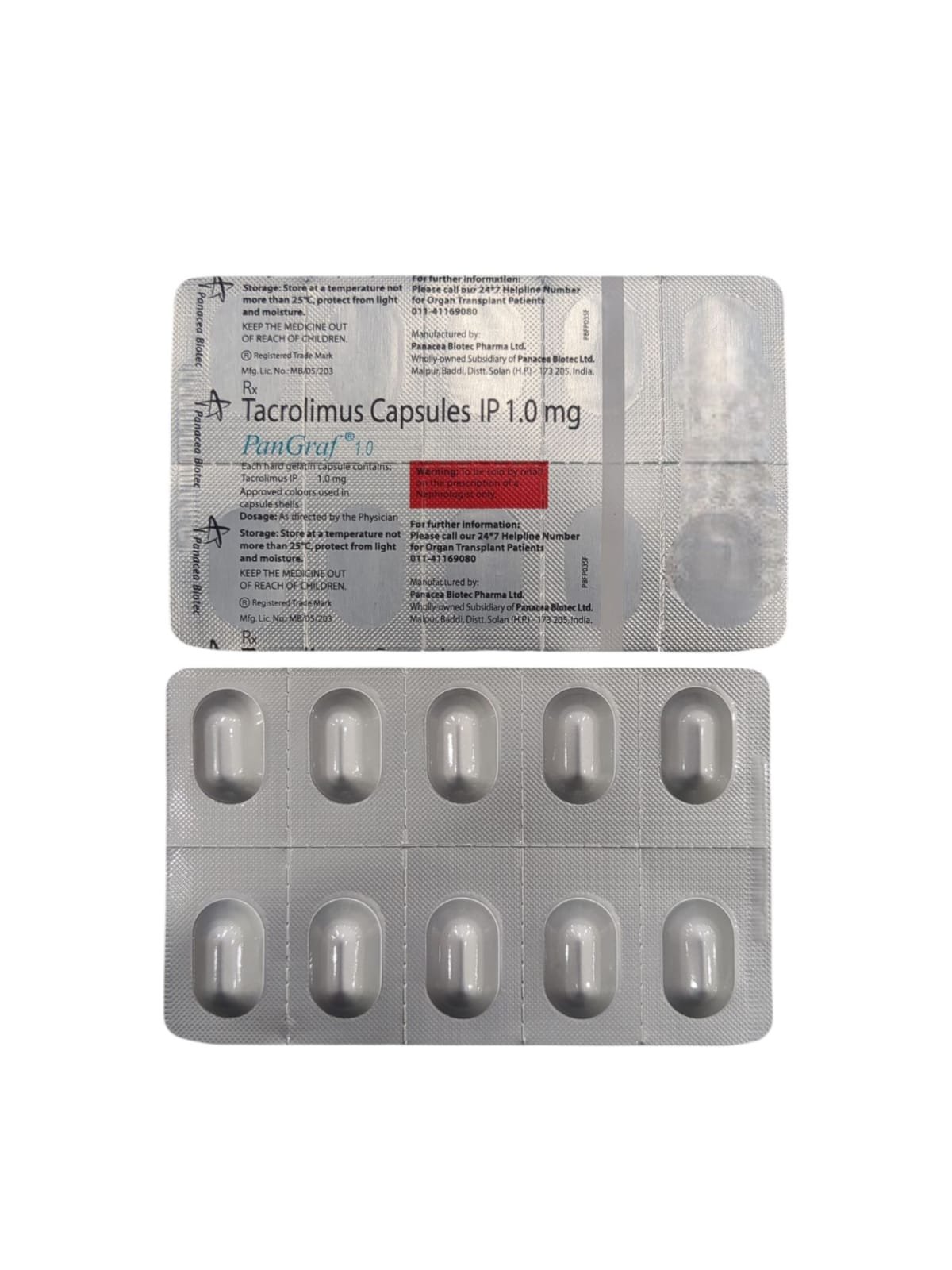 Pangraf 1mg Capsule