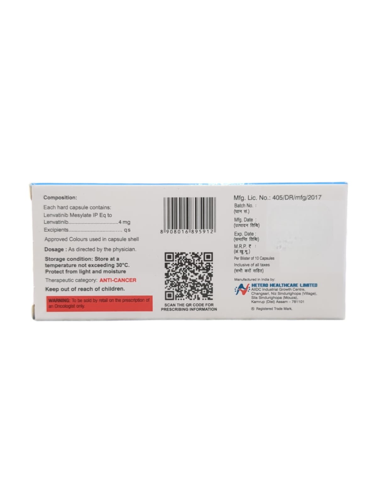 Lenva 4mg Capsule