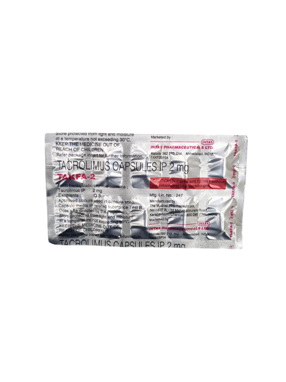 Takfa 2mg Capsule