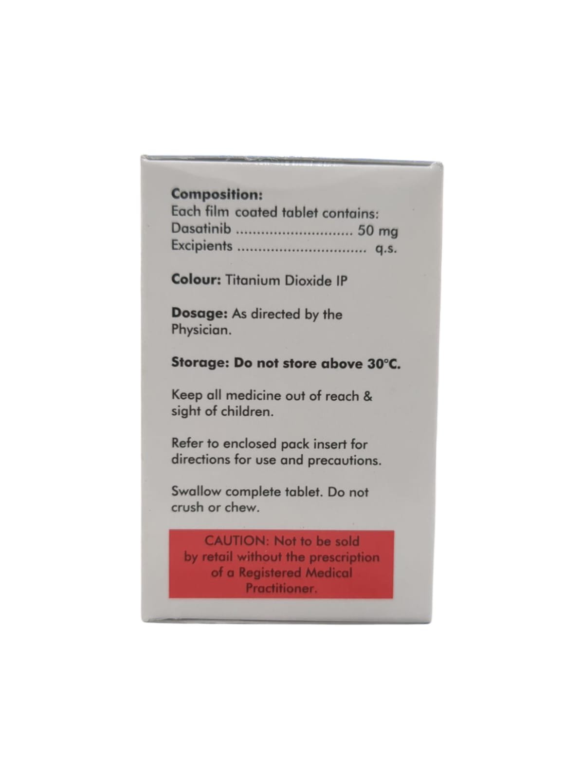 Dasatib 50 mg Tablet