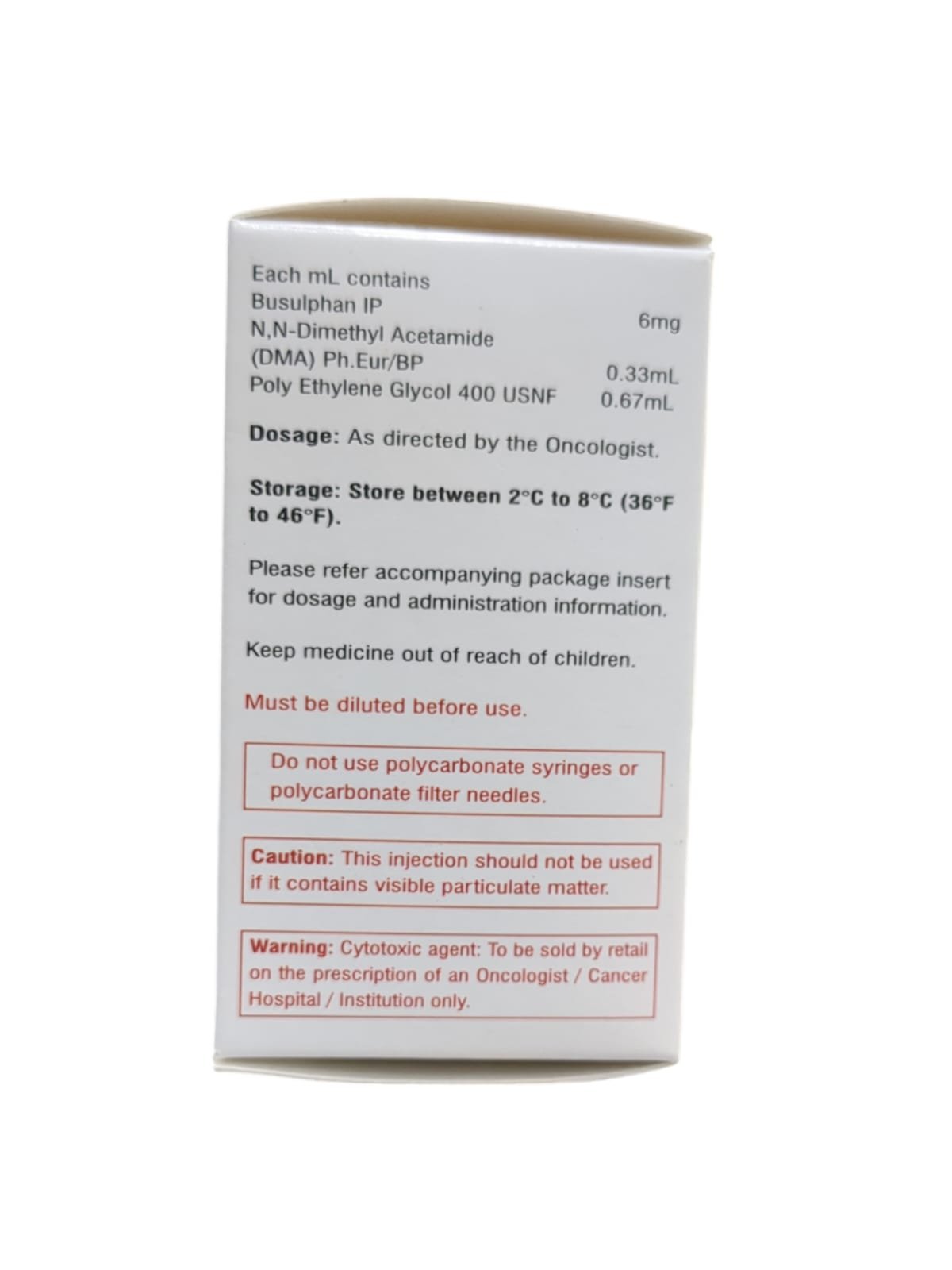Bucelon 60mg Injection