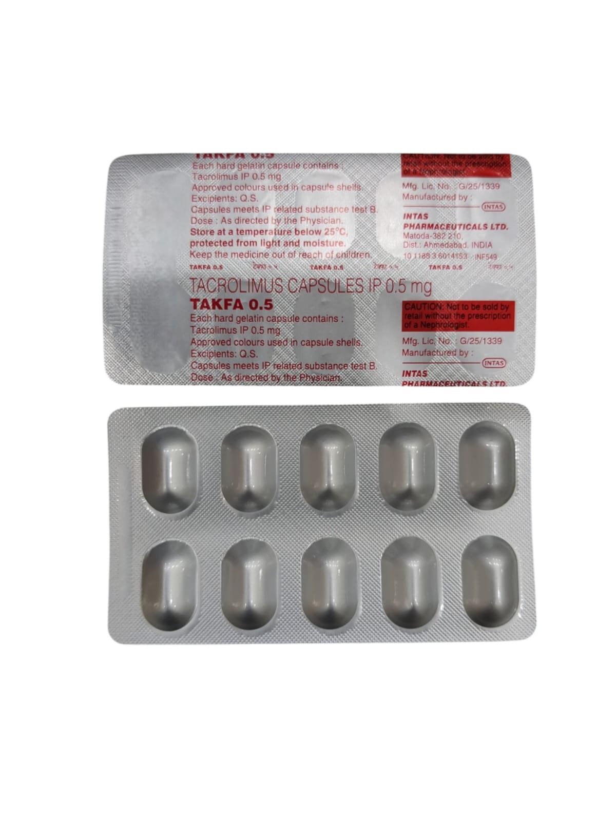 Takfa 0.5mg Capsule