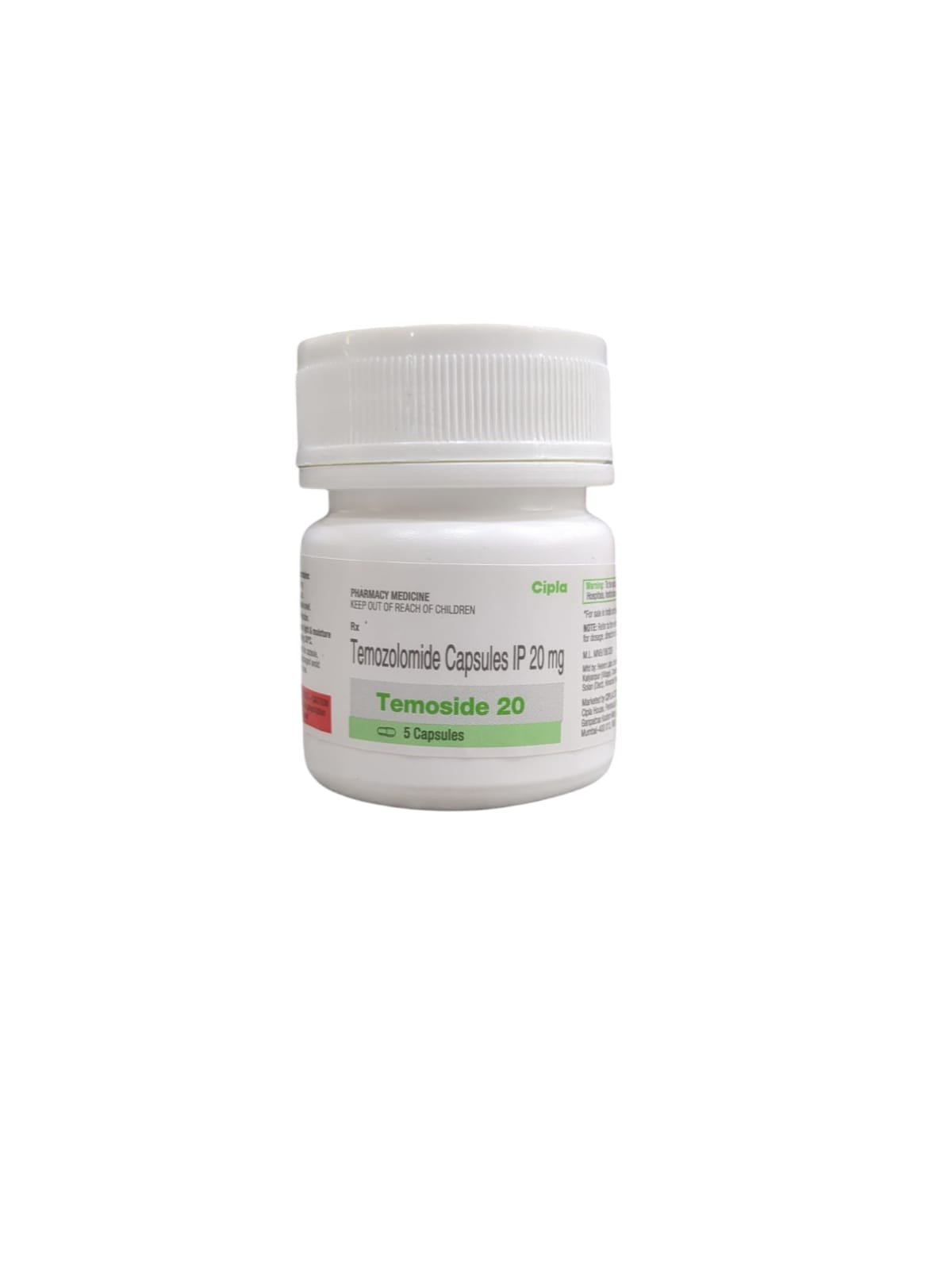 Temoside 20 mg Capsule