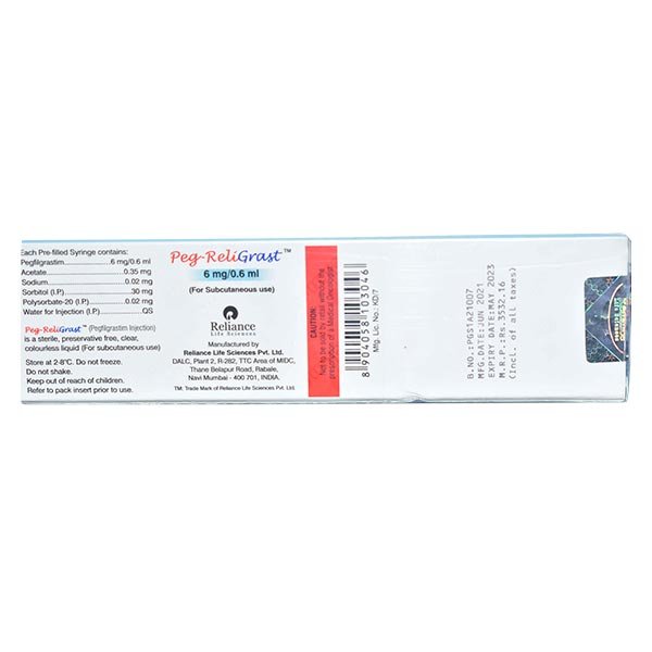 Pegreligrast 6mg Injection