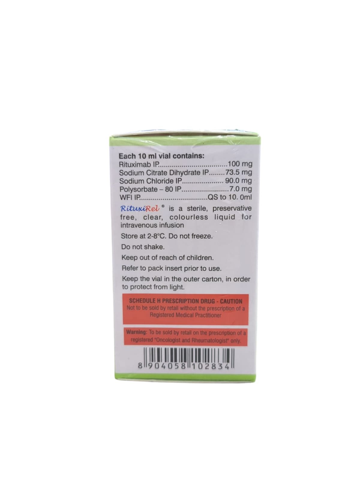Rituxirel 100mg Injection