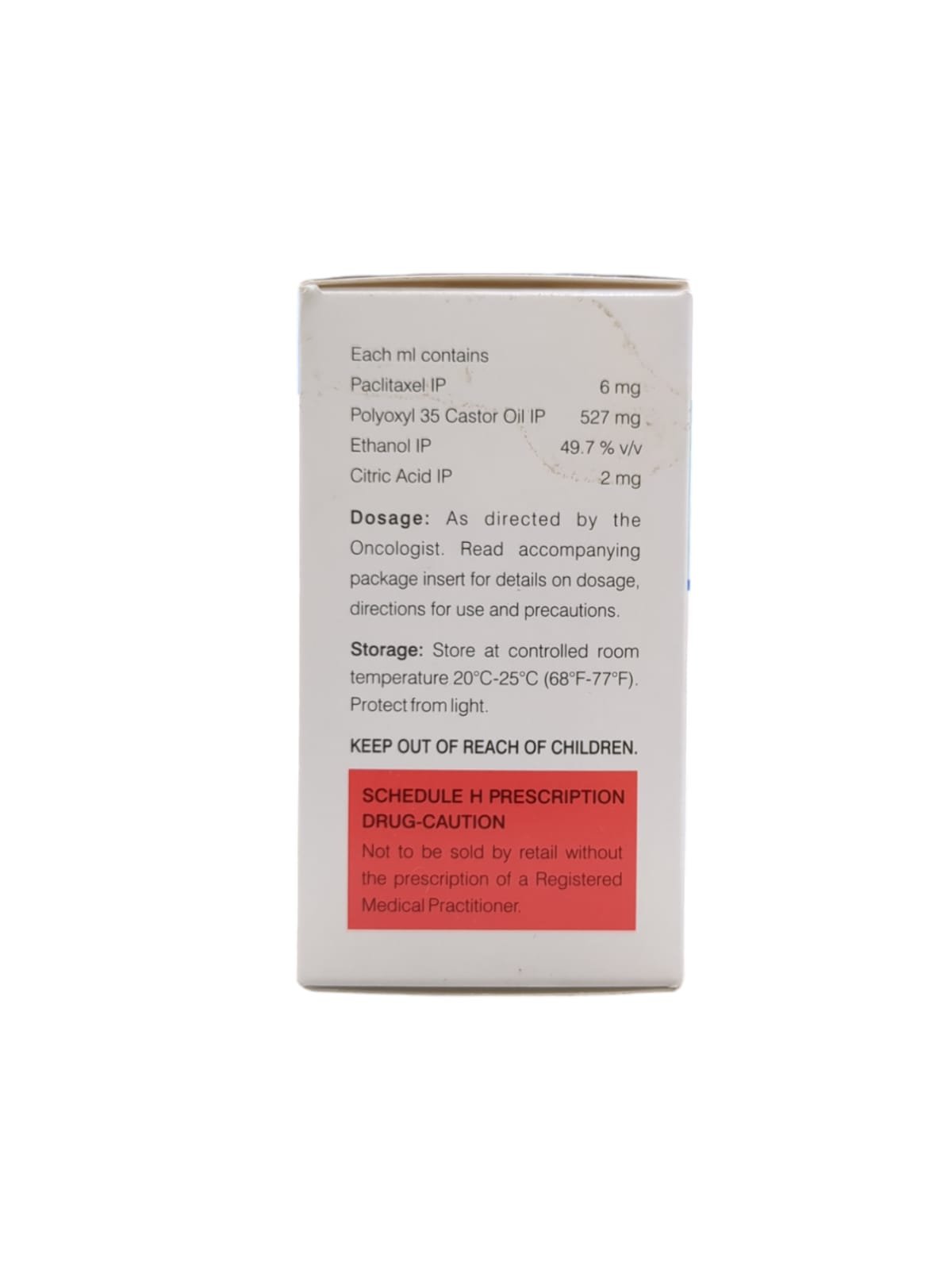 Pacliwel 260mg Injection